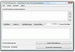 Download Excel Extract E-mails from Excel Spreadsheets 9.0