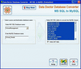 Download MSSQL To MySQL Converter ex