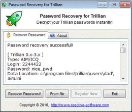 Download Password Recovery for Trillian