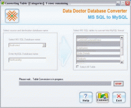 Download MSSQL To MySQL Conversion Program