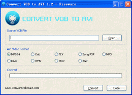 Download Convert VOB to AVI
