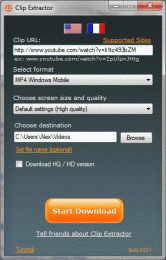 Download YouTube Clip Extractor 1.0.0.10