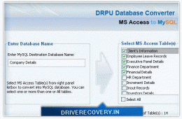 Download MSAccess Database to MySQL