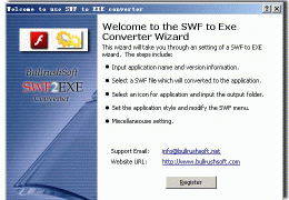 Download BullrushSoft Swf to exe Converter