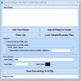 Download Convert Multiple Text Files To HTML Files Software