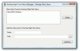 Download Desktop Right Click Menu Manager 1.0