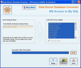 Download MS Access to MySQL Conversion 3.0.1.5