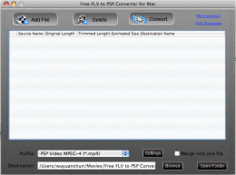 Download Free FLV to PSP Converter for Mac 1.1.20