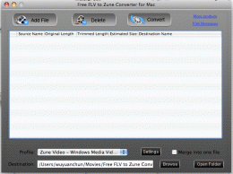 Download Free FLV to Zune Converter for Mac