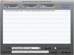 Download Free YouTube to iTouch Converter for Mac