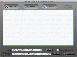 Download Free YouTube to iPod Converter for Mac 1.1.18