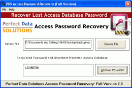 Download PDS Access Password Recovery 1.0