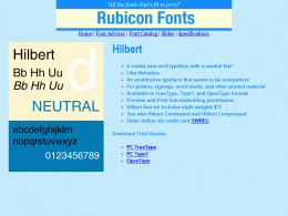 Download Hilbert Font OpenType
