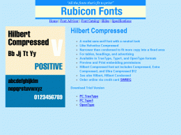 Download Hilbert Compressed Font OpenType