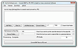 Download Convert BMP to JPG JPEG in batch or mass conversion