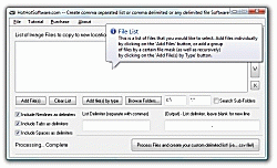 Download Create comma separated list or comma delimited or any delimited file 9.0
