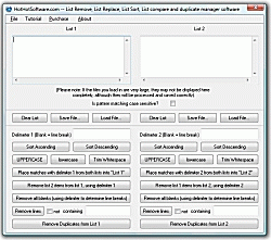 Download List manager Remove List Replace Sort compare and duplicate list manager