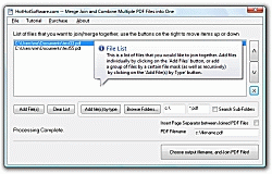 Download Combine merge or join multiple PDF files into one PDF file