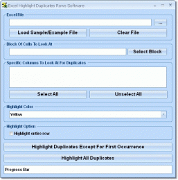 Download Excel Find and Highlight Duplicate Rows Software 7.0