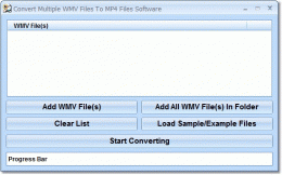 Download Convert Multiple WMV Files To MP4 Files Software