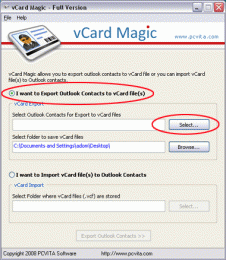 Download Import vCards to Outlook Contacts 2.0
