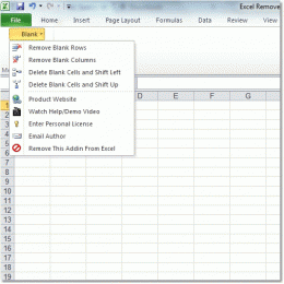 Download Excel Remove Blank Rows, Columns or Cells Software