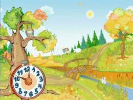 Download Autumn Clock Screensaver