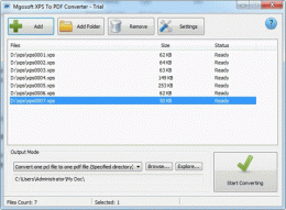 Download Mgosoft XPS To PDF Converter 12.4.1