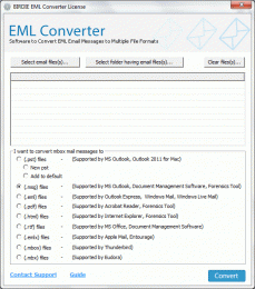 Download Convert EML files to Outlook PST