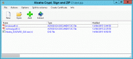 Download Aloaha Crypt, Sign and ZIP
