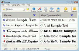 Download Typograf font manager 5.2c