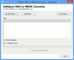 Download MSG to MBOX Converter