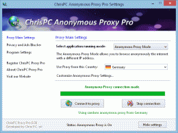 Download ChrisPC Free Anonymous Proxy