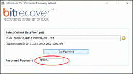 Download PST Password Recovery Tool 2.0