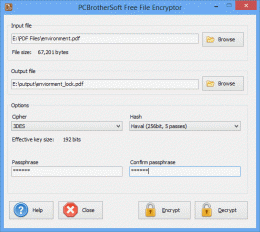 Download PCBrotherSoft Free File Encryptor