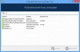 Download PCBrotherSoft Free Uninstaller 8.5.1