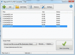 Download Mgosoft PS To PDF Converter