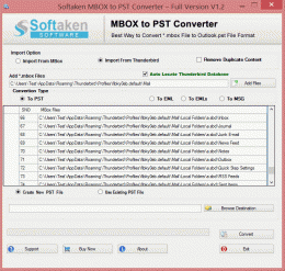 Download Thunderbird to Outlook Converter 1.2