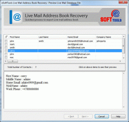 Download Live Mail Contacts Recovery 2.4
