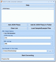 Download JSON To XML Converter Software