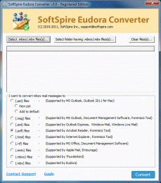 Download Transfer Mail from Eudora to Thunderbird 3.1.7