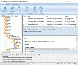 Download Lotus Nots to Outlook Conversion