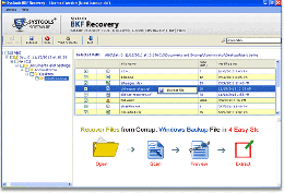 Download BKF Files Fails to Restore 5.9