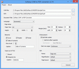Download Softany CHM to PDF Converter 3.08