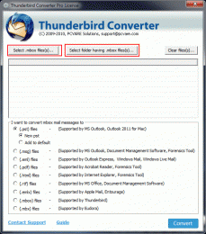 Download Convert Thunderbird Files to Outlook 5.02