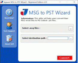 Download MSG to PST Wizard