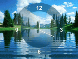 Download Lake Clock Screensaver
