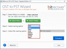 Download Import Outlook OST data file to PST