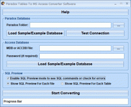 Download Paradox Tables To MS Access Converter Software 7.0
