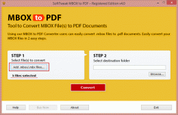 Download MBOX to PDF Conversion tool 1.2.7